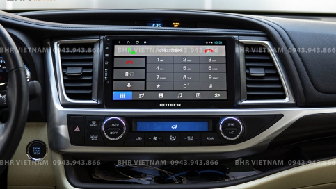Màn hình DVD Android xe Toyota Highlander 2014 - 2019 | Gotech GT10 Pro